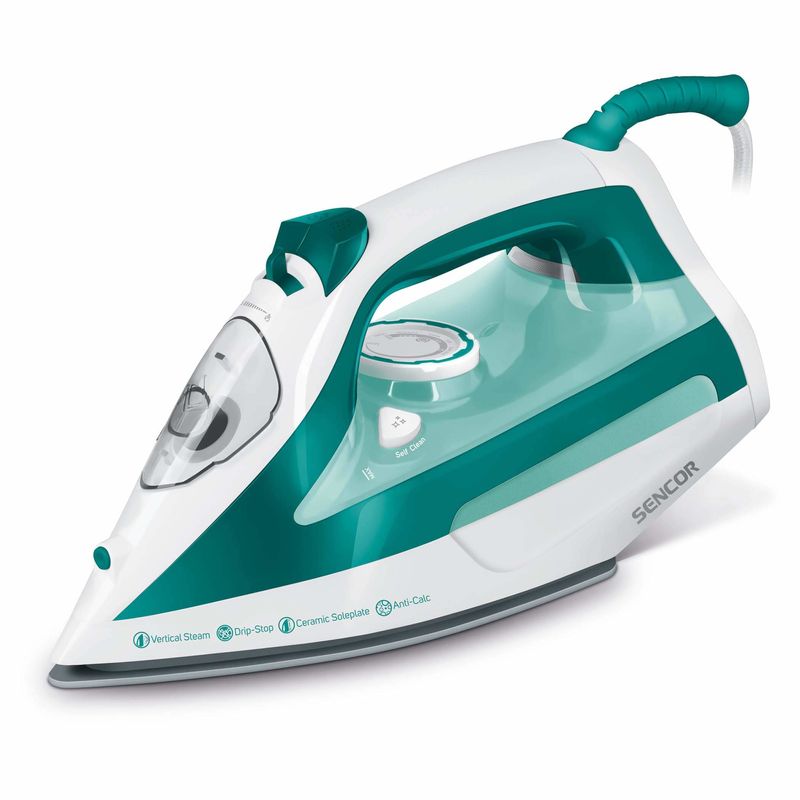 Sencor-SSI-6100GR-ferro-da-stiro-Ferro-a-vapore-Ceramica-2600-W-Verde