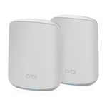 NETGEAR Orbi RBK352 AX1800 WiFi 6 Dual-band Mesh System Dual-band (2.4 GHz/5 GHz) Wi-Fi 6 (802.11ax) Bianco 5 Interno