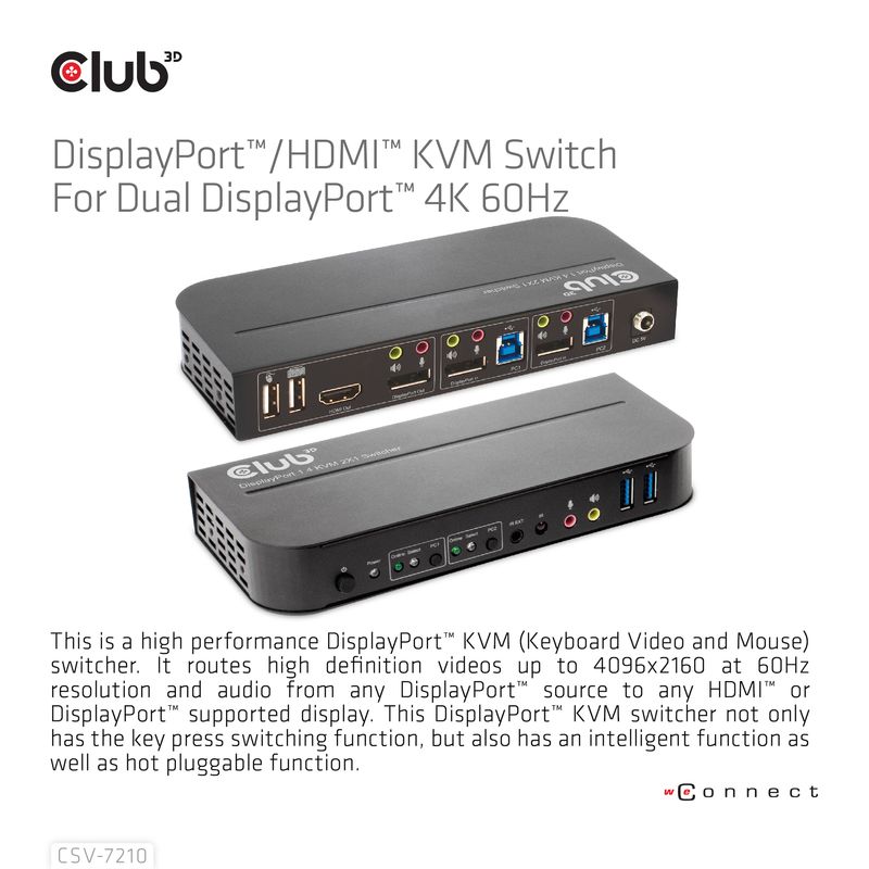 a€¢-Eingang--PC-1--DisplayPort---USB---Mikrofon---Stereoanschluss-PC-2--DisplayPort---USB---Mikrofon---Stereoanschluss