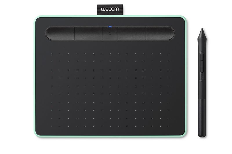 Wacom-Intuos-M-Bluetooth-tavoletta-grafica-Nero-Verde-2540-lpi--linee-per-pollice--216-x-135-mm-USB-Bluetooth