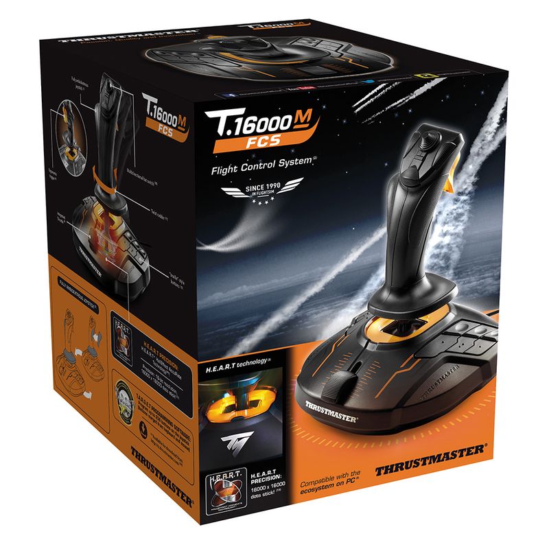 Thrustmaster-T-16000M-FC-S-Nero-Arancione-USB-Joystick-Analogico-Digitale-PC