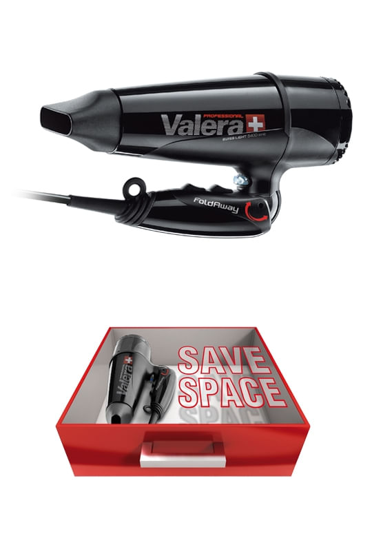 Valera-SL-5400T-asciuga-capelli-2000-W-Nero