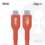 CLUB3D-CAC-1513-cavo-USB-3-m-USB-2.0-USB-C-Arancione