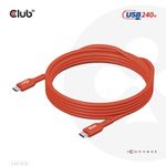 CLUB3D-CAC-1513-cavo-USB-3-m-USB-2.0-USB-C-Arancione