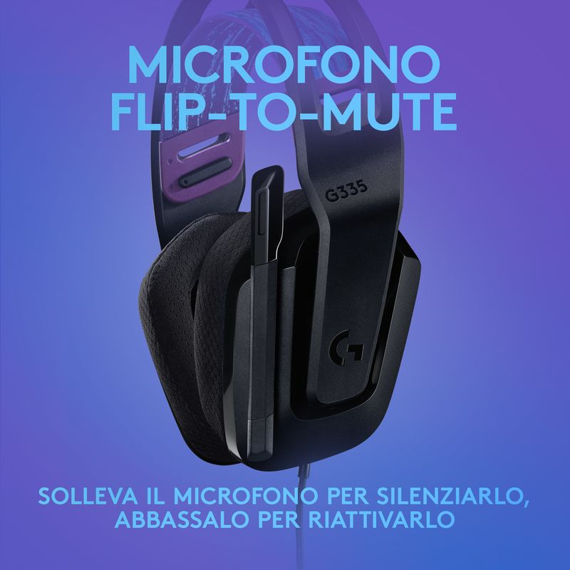 Logitech-G-G335-Auricolare-Cablato-A-Padiglione-Giocare-Nero