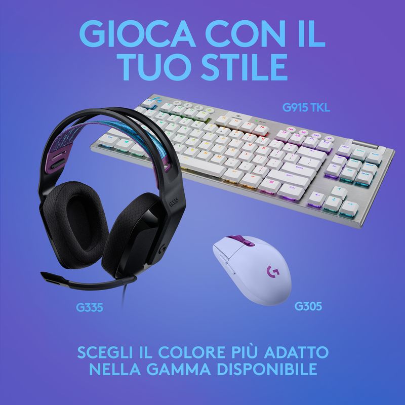 Logitech-G-G335-Auricolare-Cablato-A-Padiglione-Giocare-Nero