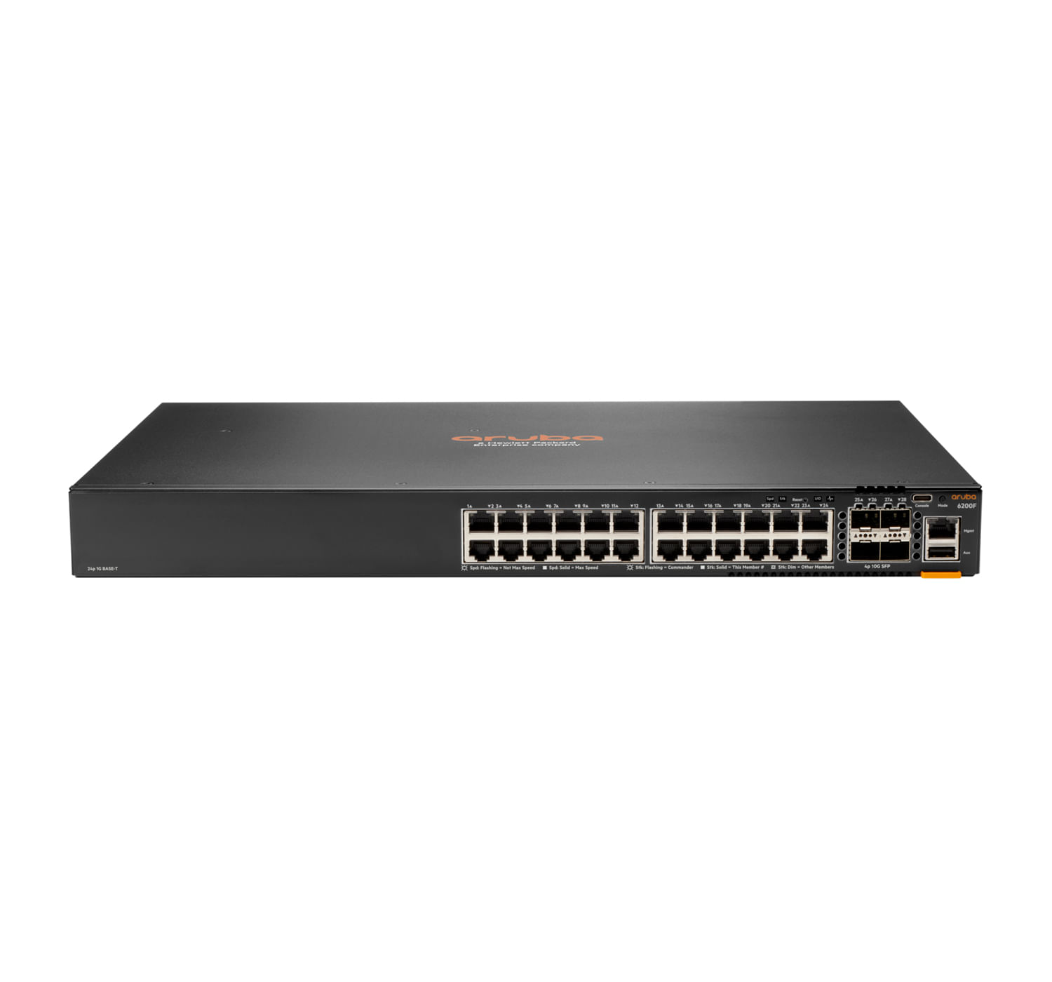 Hp Hewlett Packard Enterprise Aruba 6200F 24G Class4 PoE 4SFP+ 370W Gestito L3 Gigabit Ethernet (10/100/1000