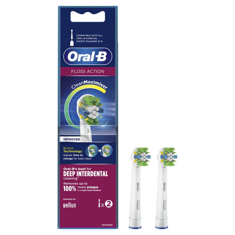 ORAL-B-FLOSS-ACTION-2-PACK-KOAƒCA“WKI-DO-SZCZOTECZKI-ELEKTRYCZNEJ