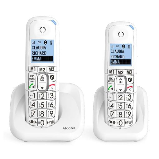 Alcatel-XL785-DUO-Telefono-analogico-DECT-Identificatore-di-chiamata-Bianco