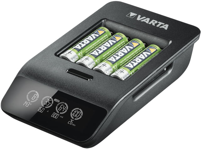 Varta-LCD-SMART-CHARGER--carica-batterie-Batteria-per-uso-domestico-AC