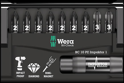 Wera-05057684001-punta-per-cacciavite-9-pz