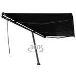 vidaXL Tenda da Sole Autoportante Manuale 600x350 cm Antracite