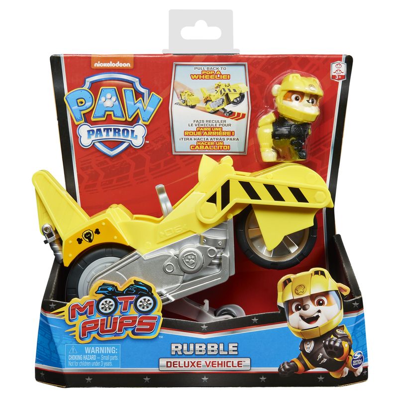 PAW-Patrol--veicolo-Moto-Pups-di-Rubble-motocicletta-con-motore-a-retrocarica-e-personaggio-per-bambini-dai-3-anni-in-su