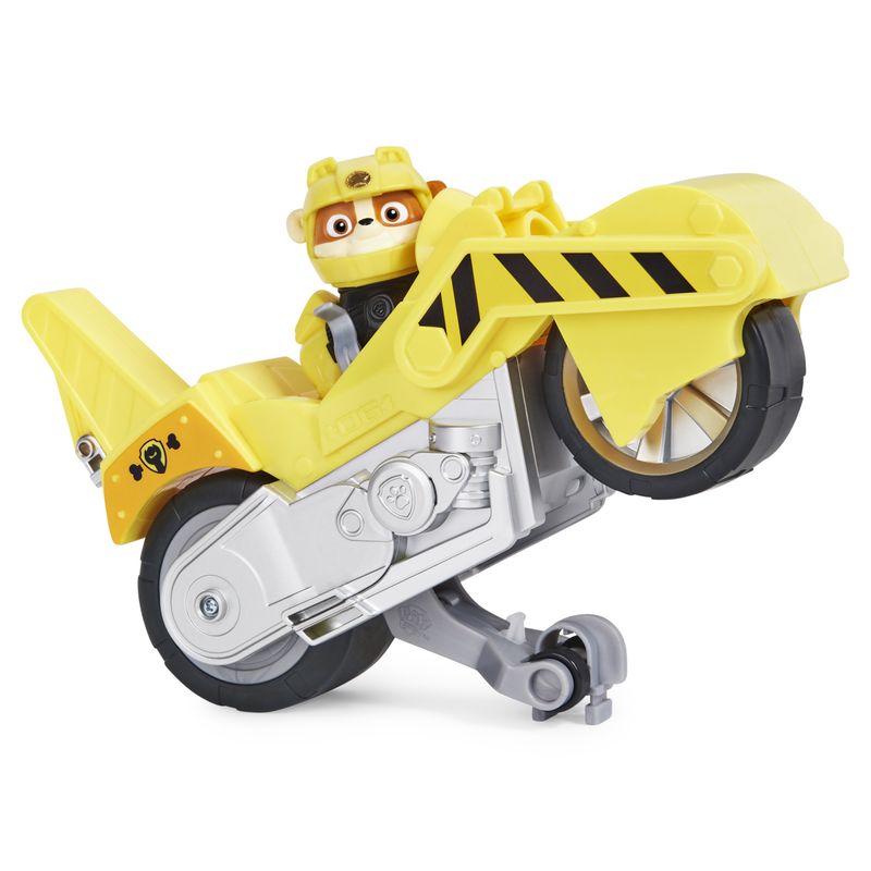 PAW-Patrol--veicolo-Moto-Pups-di-Rubble-motocicletta-con-motore-a-retrocarica-e-personaggio-per-bambini-dai-3-anni-in-su