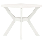 vidaXL Tavolo da Bistrot Bianco 70x70x72 cm in Plastica