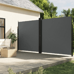 vidaXL Tenda da Sole Laterale Retrattile Antracite 220x600 cm