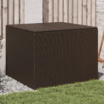 vidaXL Contenitore da Giardino Marrone 291L in Polyrattan