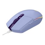 Logitech G G203 LIGHTSYNC mouse USB tipo A 8000 DPI (G203 LIGHTSYNC GAMING MOUSE - LILAC EMEA)