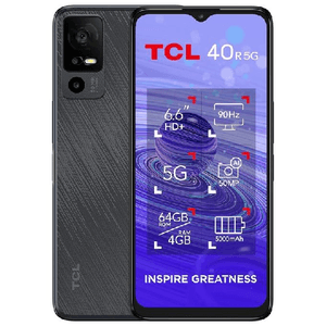 Tcl Wind Tre TCL 40R 5G 16,8 cm (6.6") Dual SIM ibrida Android 12 USB tipo-C 4 GB 128 GB 5000 mAh Nero