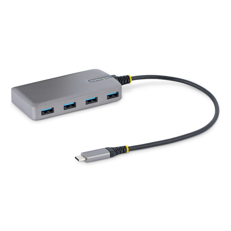 StarTech.com-Hub-USB-C-a-4-porte---5Gbps---Hub-da-USB-C-a-4x-USB-A-con-ingresso-di-alimentazione-opzionale---Hub-USB-portatile-per-desktop-noteboo