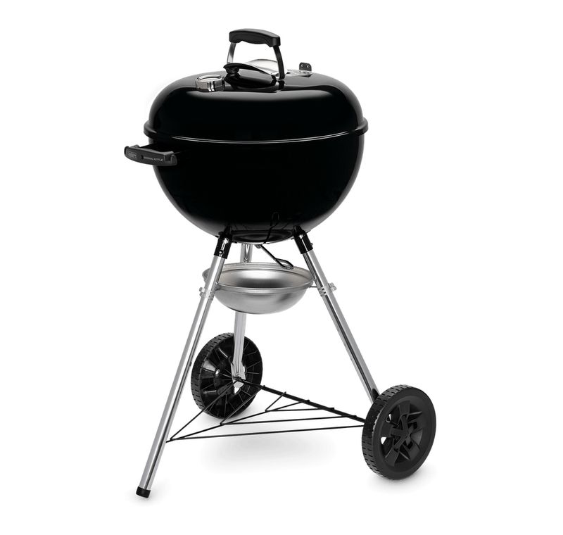 Weber-E-4710-Barbecue-Carrello-Carbone--combustibile--Nero-Argento