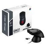 MSI-CLUTCH-GM31-LIGHTWEIGHT-WIRELESS-mouse-Mano-destra-RF-Wireless-Ottico-12000-DPI