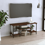 vidaXL Mobile Porta TV Rovere Marrone 102x35x45,5 cm Legno ingegnerizzato