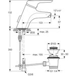 Ideal-Standard-A5655AA-rubinetto-da-bagno-Cromo