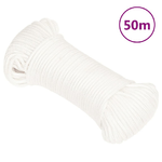 Corda Nautica Completamente Bianca 3 mm 50 m in Polipropilene