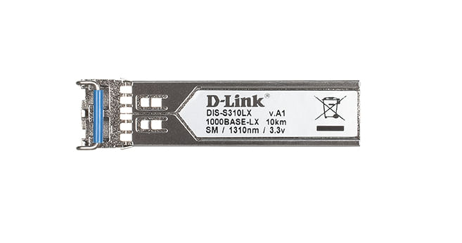 D-Link-DIS-S310LX-modulo-del-ricetrasmettitore-di-rete-Fibra-ottica-1000-Mbit-s-mini-GBIC