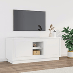 vidaXL Mobile Porta TV Bianco 102x35x45 cm in Legno ingegnerizzato