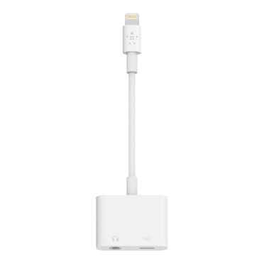 Belkin-RockStar-cavo-per-cellulare-Bianco-Lightning-Lightning---3.5mm