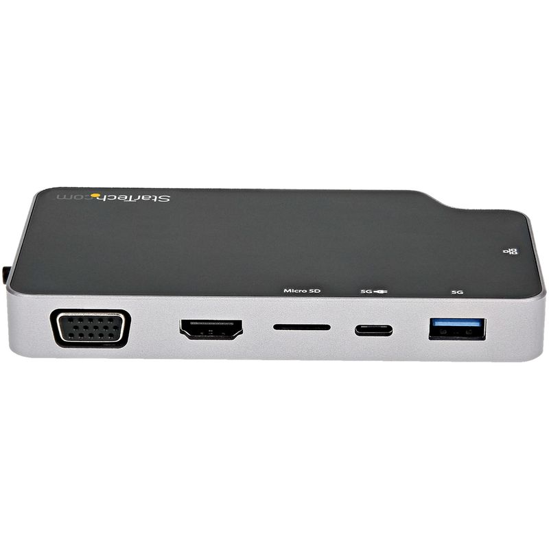 StarTech.com-Adattatore-Multiporta-USB-C---Convertitore-USB-C-a-HDMI-4K-o-VGA-con-100W-Power-Delivery-2-porte-10Gbps-USB-Hub-MicroSD-GbE---Min