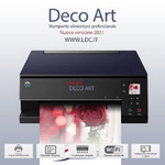 STAMPANTE ALIMENTARE PROFESSIONALE DECO ART - VERSIONE 2021 - NERA - SCANNER - A4 - VASSOIO POSTERIORE - CON 5 CARTUCCE