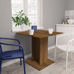 Tavolo da Pranzo Rovere Marrone 80x80x75 cm Legno ingegnerizzato