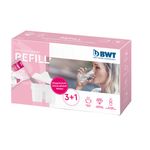 BWT 814544 Filtro d'acqua manuale Rosa, Bianco