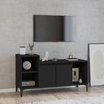 vidaXL Mobile Porta TV Nero 100x35x55 cm in Legno ingegnerizzato