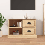 vidaXL Mobile Porta TV Rovere Sonoma 73x35,5x47,5 cm Legno ingegnerizzato