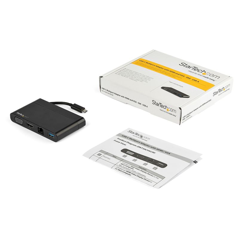 StarTech.com-Adattatore-Multi-porta-USB-C-con-HDMi-e-VGA---1x-USB-A---Mac---Windows---Chrome---4K---1xA---GbE---Adattatore-USB-C-Portatile