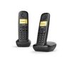 Gigaset-A170-Duo-Telefono-analogico-DECT-Identificatore-di-chiamata-Nero