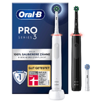 Oral-B Pro 3 Adulto Spazzolino rotante Nero, Bianco