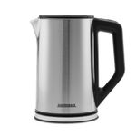 Gastroback Design Cool Touch bollitore elettrico 1,5 L 2200 W Nero, Acciaio inossidabile