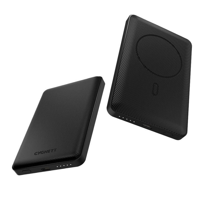 Cygnett-MAG5000-5000-mAh-Carica-wireless-Nero