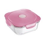 Maped 870501 recipiente per cibo Quadrato Scatola 1,2 L Rosa 1 pz