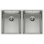 Elleci Square 720 2V R14 Lavello sottopiano Rettangolare Acciaio inossidabile