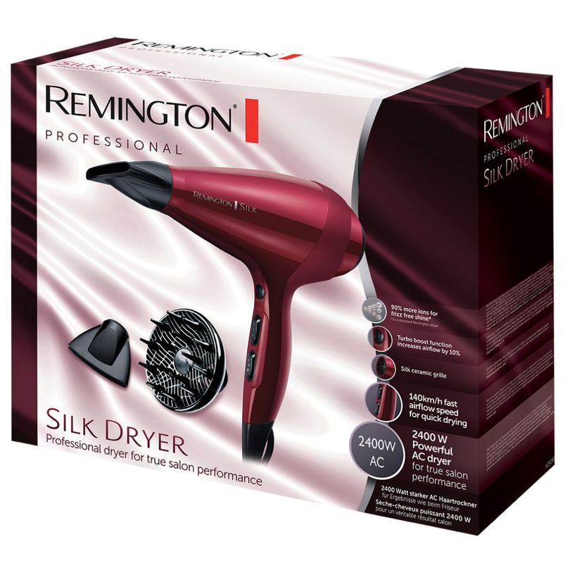 Remington-Asciugacapelli-T|Studio-Silk-2400-W-Rosso