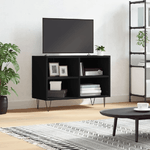 vidaXL Mobile Porta TV Nero 69,5x30x50 cm in Legno ingegnerizzato