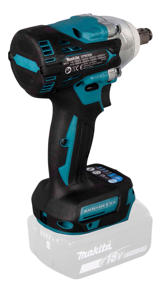 Makita-DTW300Z-cacciavite-elettrico-e-avvitatore-a-impulso-3200-Giri-min-Nero-Blu