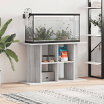 vidaXL Supporto Acquario 100x40x60 cm Legno ingegnerizzato Grigio Sonoma