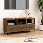 vidaXL Mobile TV Rovere Marrone 102x35x50 cm in Legno ingegnerizzato